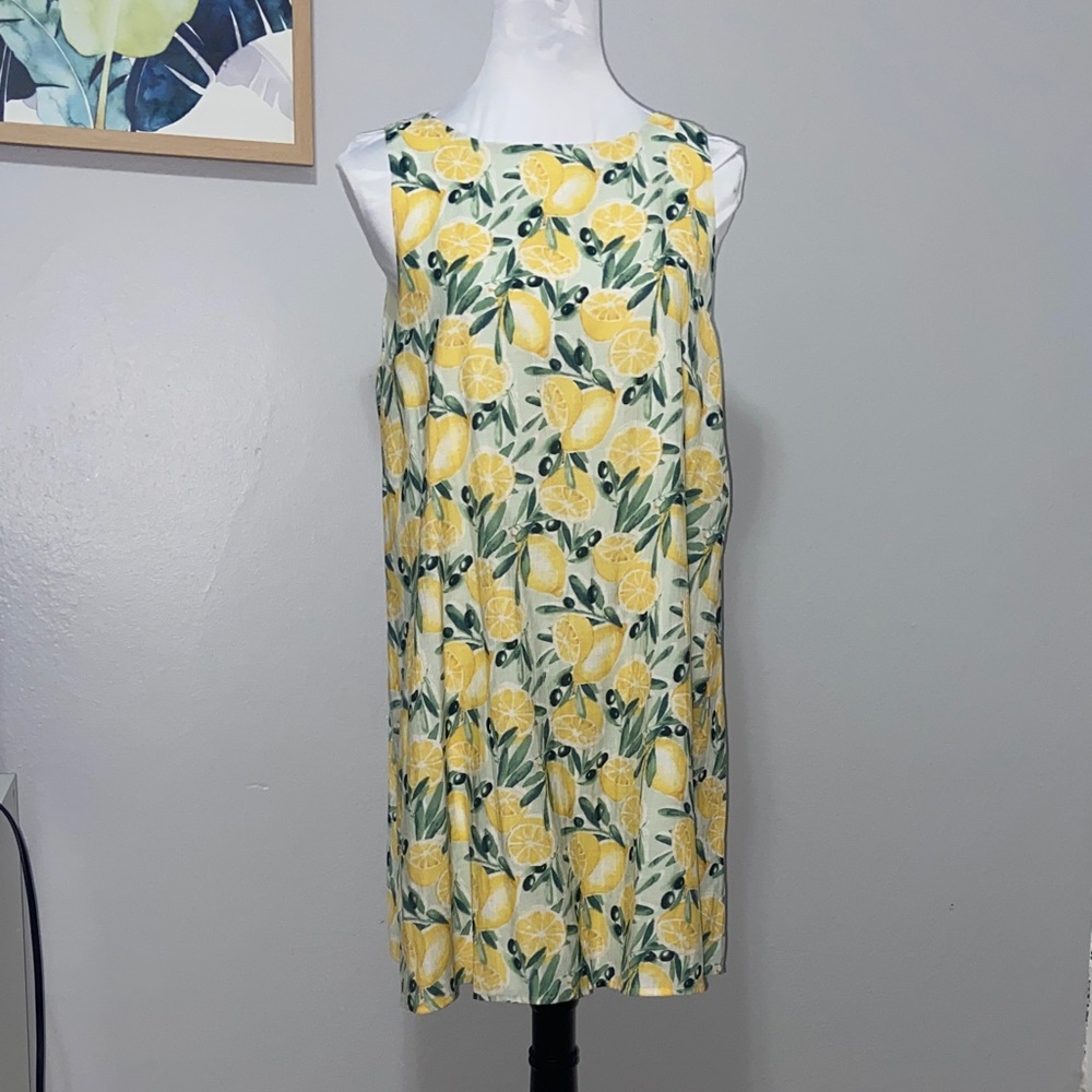 Abercrombie Lemon low back dress